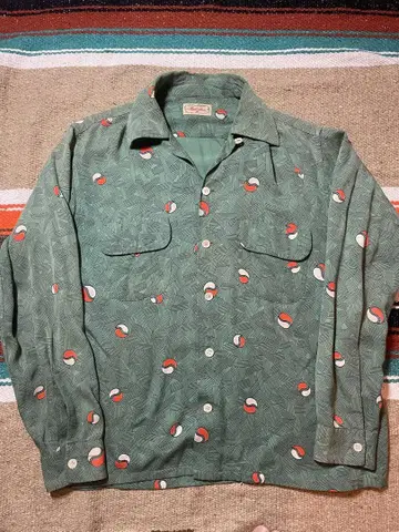 50s Manhattan 레이온 가바 올 패턴