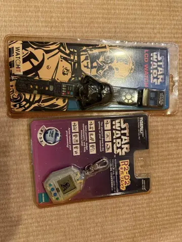 스타워즈 다스 베이더 워치와 R2-D2 키링 세트