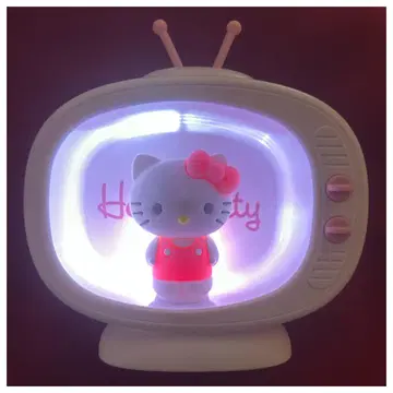 헬로키티 빛나는 TV형 라이트 산리오 미사용 새상품 무료배송 익명 배송