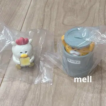 노라네코 군단 미니어처 피규어 2개