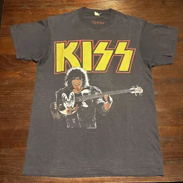 한정판 가격 인하 80's KISS 티셔츠 싱글 스티치