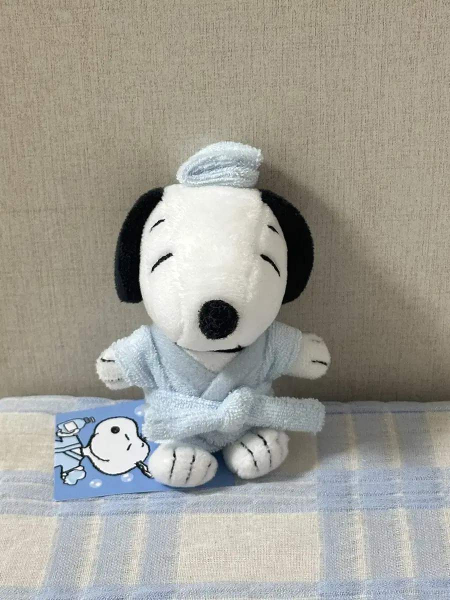 스누피 샤워 타올 키링