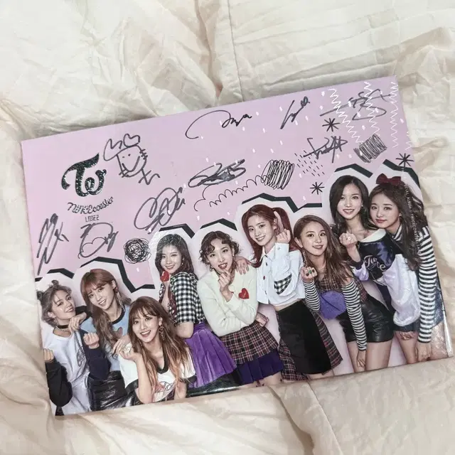 트와이스 낙낙 싸인 앨범