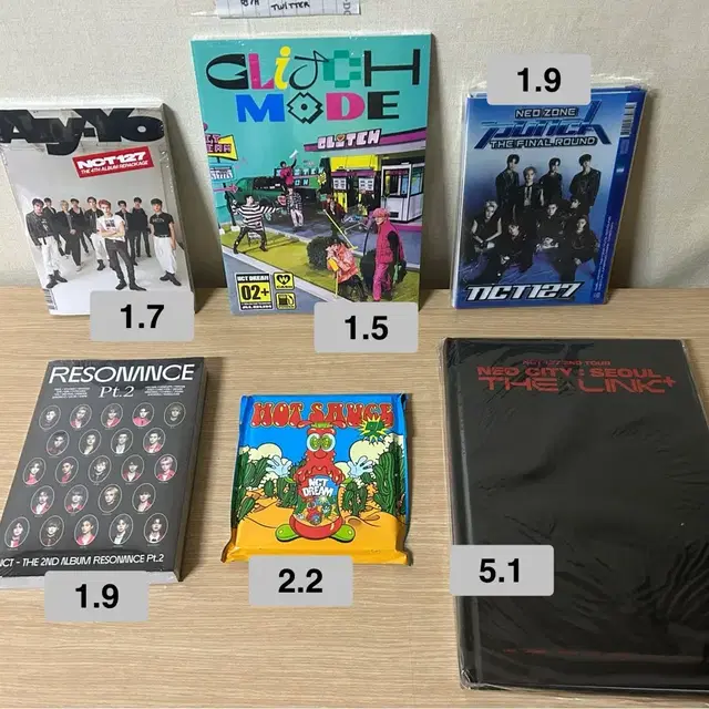 엔시티 127 드림 앨범 에이요 글리치모드 네오시티 더링크 플러스 맛