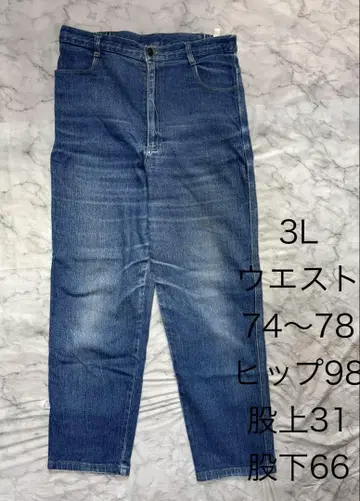 3L 데님 팬츠 허리 74~78cm