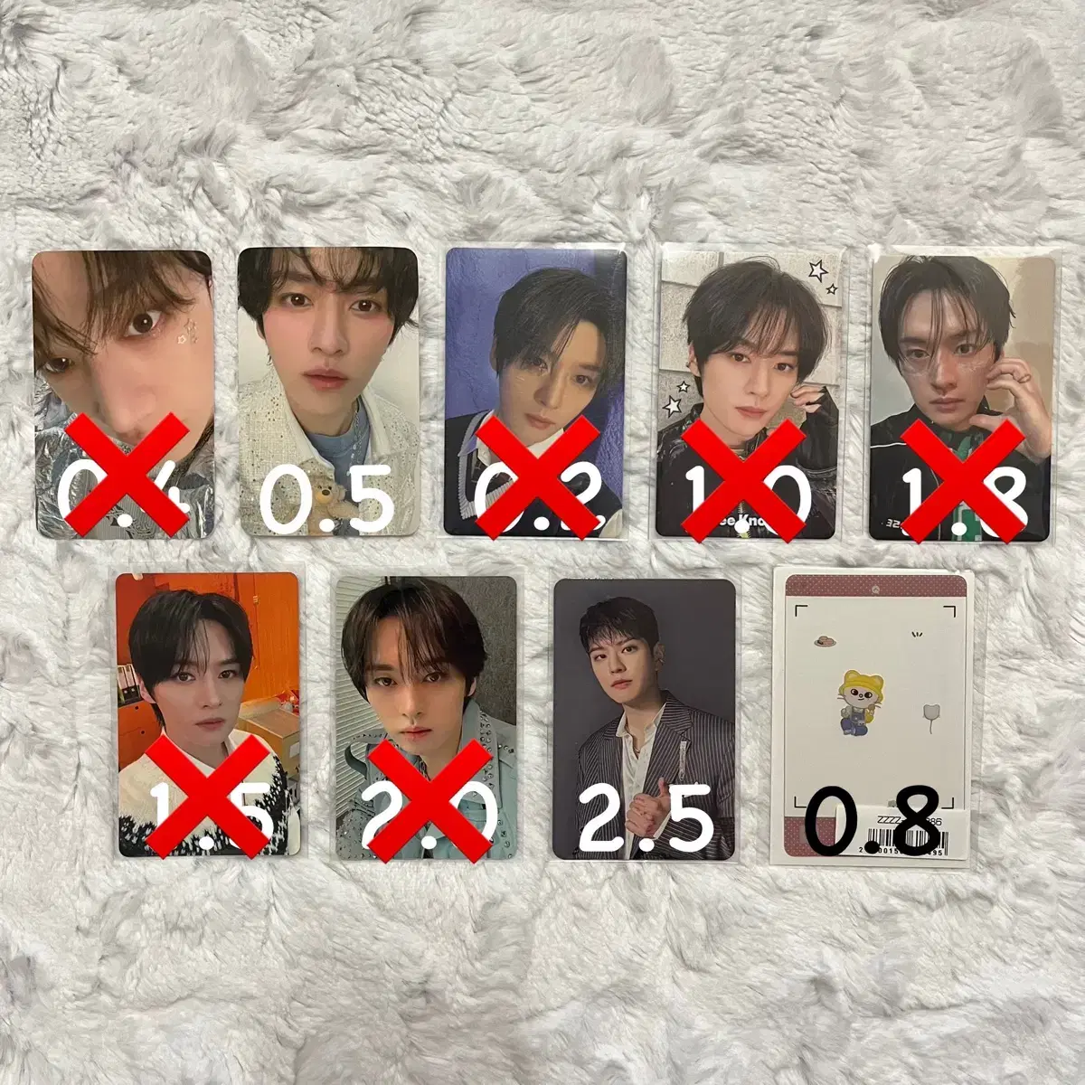 스트레이키즈 스키즈 리노 현진 승민 미공포 미국 타겟 팬미팅 포카 양도