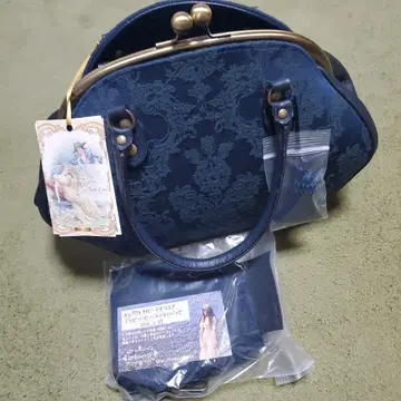 린부솔 바르두리 백 가마구치 네이비 다크 네이비
