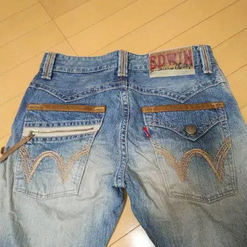 EDWIN Exclusive Vintage 웨스턴 스트레이트 데님
