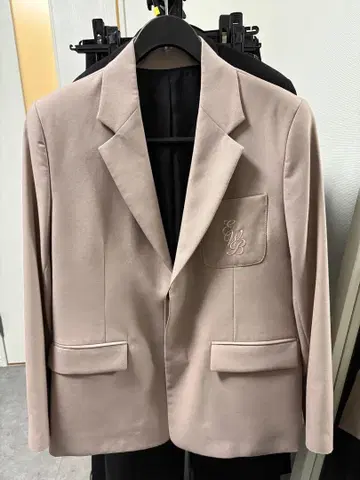 ERNEST W. BAKER 21SS 핑크 베이지 테일러드 자켓 S
