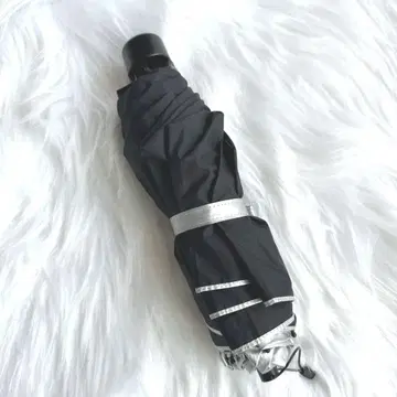 몽벨 블랙 접이식 컴팩트 경량 우산 남녀 공용 우천 겸용