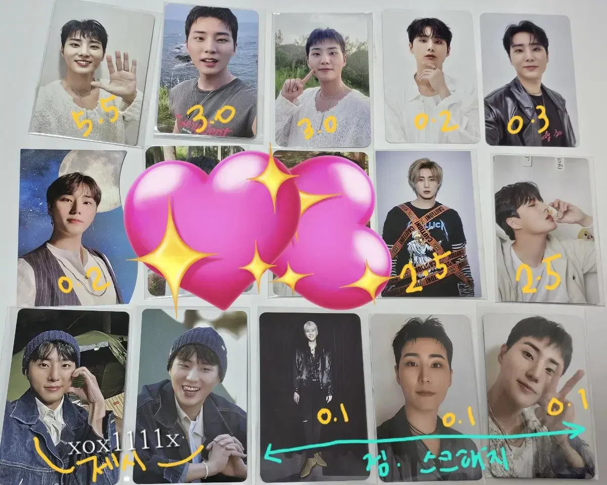 Dey Six day6 Seongjin Younghyun Young K Wonpil Dowoon Poca Photocard Ke ke