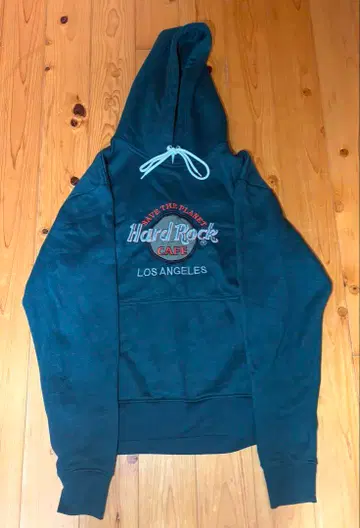 하드 록 카페 Hard Rock CAFE 후드티 짙은 녹색 M 사이즈