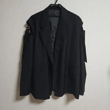 HARE 컷 아웃 벨트 자켓