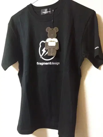 be@rbrick fragment 티셔츠 남성용 S 사이즈 블랙