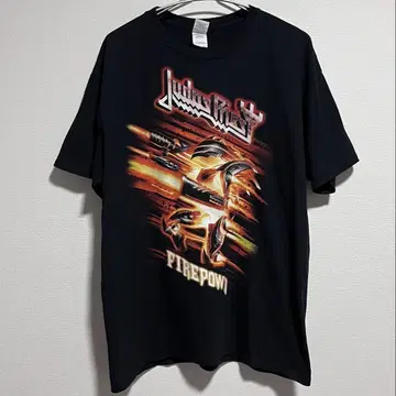 Judas Priest 티셔츠 fire power 밴딩 티셔츠 2018