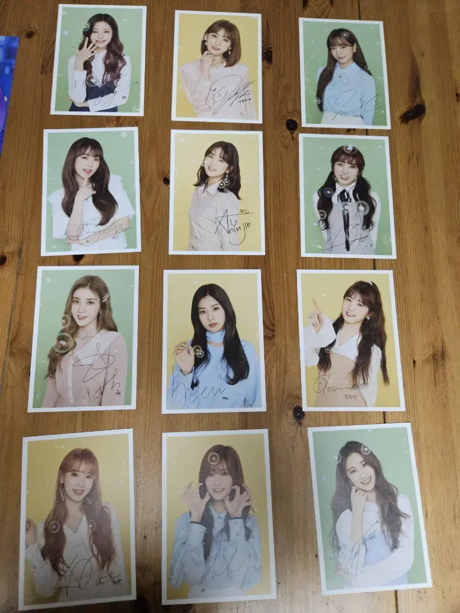 아이즈원 첫단콘 아이즈온미 메시지카드