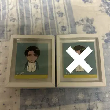 진격의 거인 리바이 미니 액자 2개
