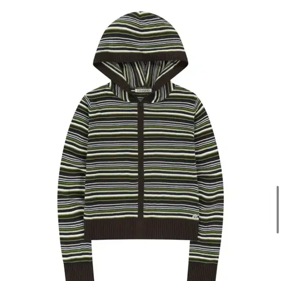 トップス coyseio SOFT KNIT ZIP-UP STRIPE SOFT KNIT ZIP-UP STRIPE - coyseio