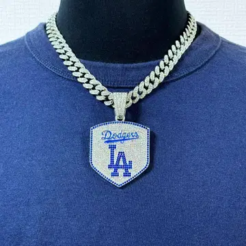 목걸이 다저스 MLB 블링블링 펜던트 실버 05d
