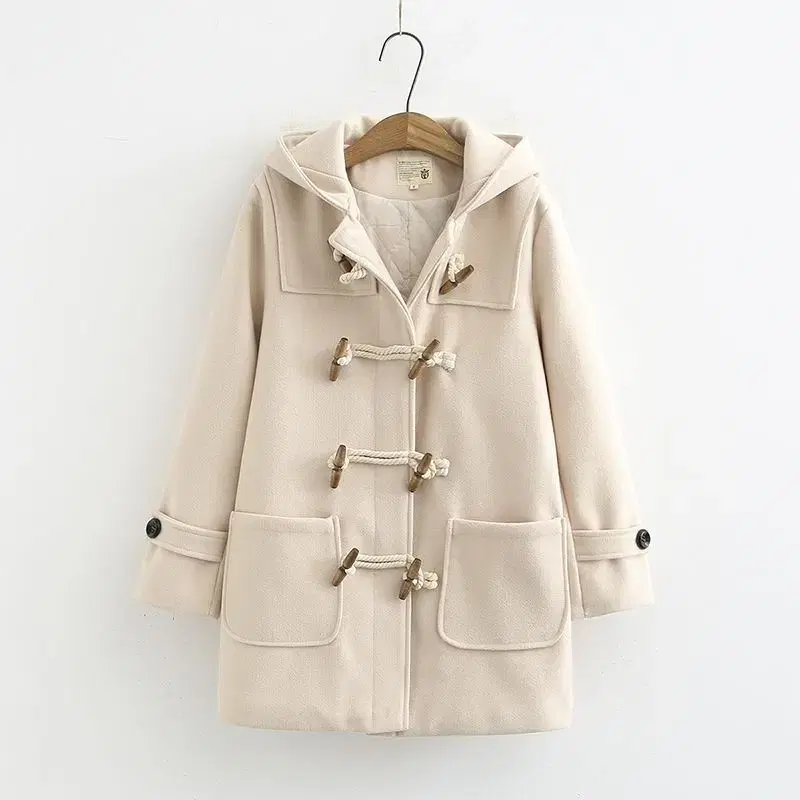 Duffle Coat Beige Size S #떡볶이코트,#코트,#베이지코트 on