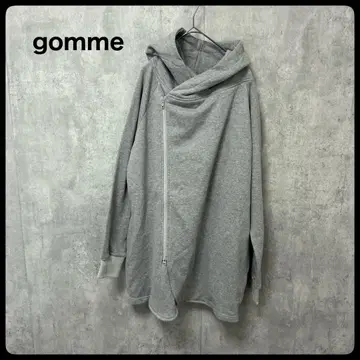 gomme 밴딩 후드티 변형 후드티 그레이 아우터