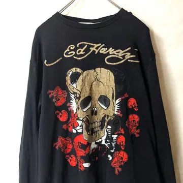 00s Ed Hardy 에드하디 티셔츠 긴팔 롱T e455