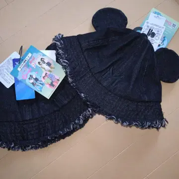 디즈니 미키마우스 귀도리 모자 54cm 56cm 세트