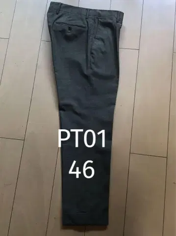 PT01 코튼 팬츠 46 카키 올리브 원플리츠