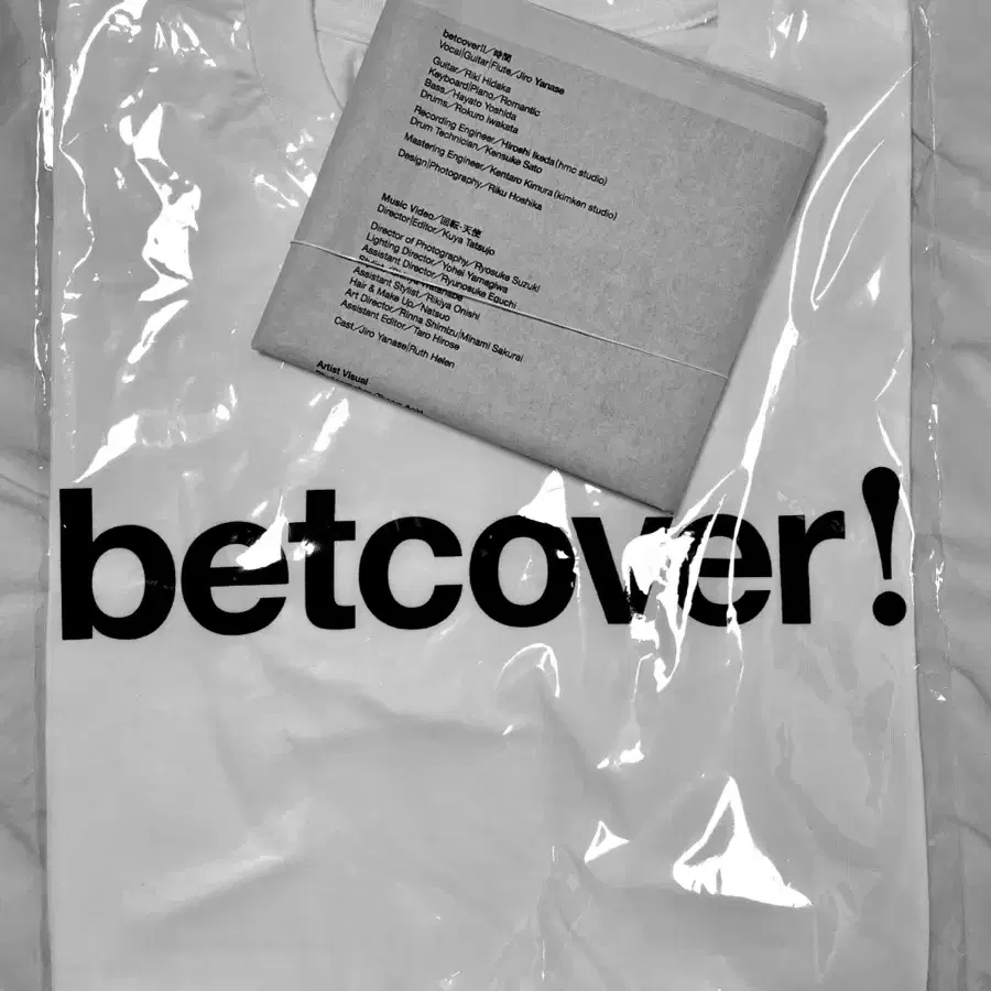 betcover!! Tシャツ 限定品！ 画鋲T ¥3500 本日から会場販売開始です Design / Riku Hoshika