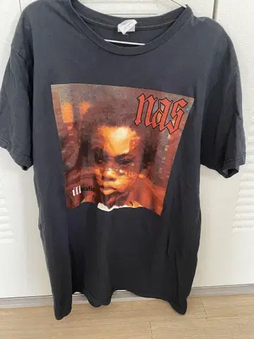 NAS illmatic 티셔츠 블랙