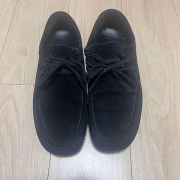 지유 리얼 가죽 모카신 신발 데크 슈즈 블랙 클락스 스타일