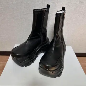 요스케 부츠 통굽 M 사이즈 블랙 패션