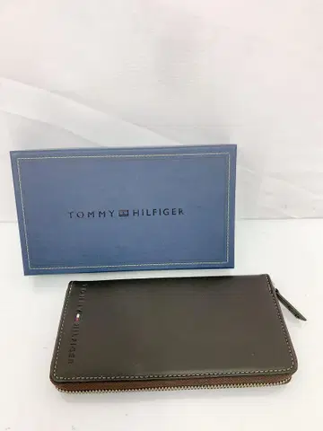 5SDM16 타미힐피거 브라운 가죽 장지갑