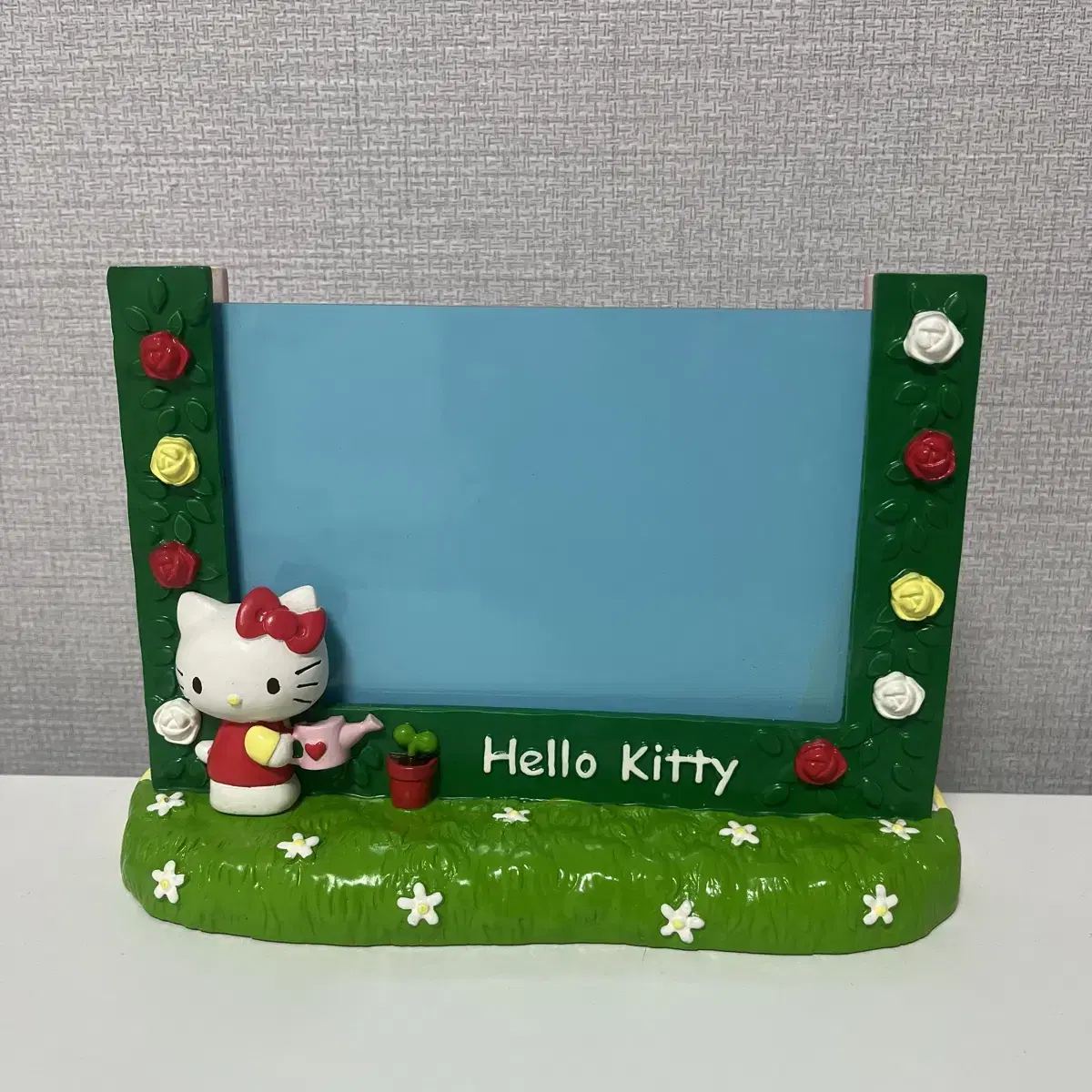 Vintage Kitty Framed Mirror