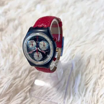 Swatch SCM403 Rally 빈티지 크로노 모델 스켈레톤