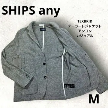 SHIPS any TEXBRID 테일러드 자켓 네이비 캐주얼
