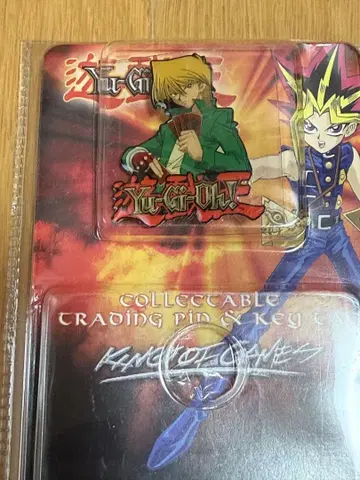 유희왕 조노우치 핀 배지 해외판 yu-gi-oh 미사용품 타카하시 카즈키