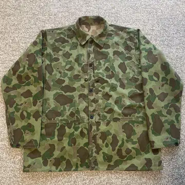 최고급 미군 실물 USMC P-44 덕 헌터 카모 HBT 커버올