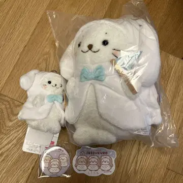 시로탄 산리오 콜라보 봉제 인형 키링 시나몬