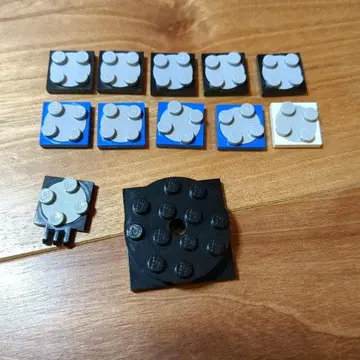 레고 부품 턴테이블 3종류 총 12개