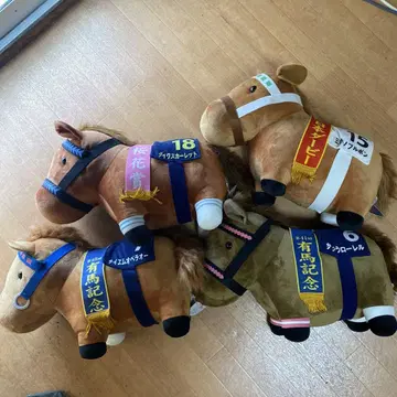 경마 캐릭터 봉제 인형 세트