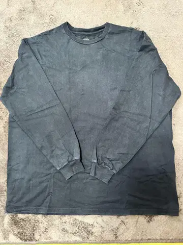그라프 페이퍼 Graphpaper L/S 오버사이즈 티셔츠 블랙