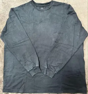 그라프 페이퍼 Graphpaper L/S 오버사이즈 티셔츠 블랙