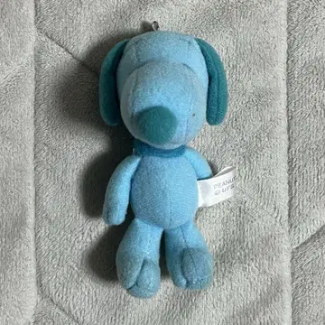 스누피 키링 파란색 블루