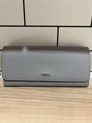 FURLA 그레이 장지갑 훌라 핑크 베이지 지갑