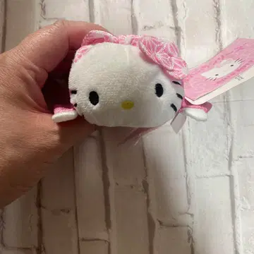 헬로키티 크레이프 원단 봉제 인형 기모노