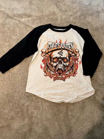 ELLEGARDEN SKULL SHIT L 사이즈 엘르 가든 셔츠