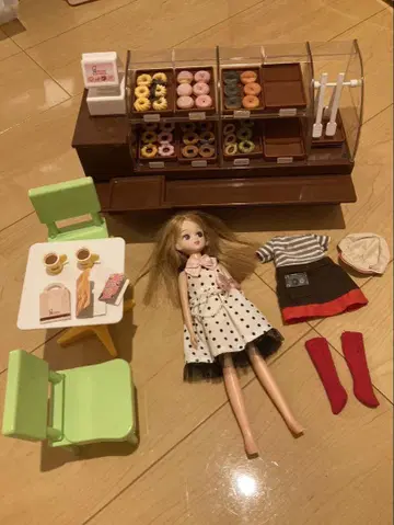 리카짱 인형 도넛 샵 세트