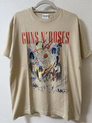GUNS N' ROSES 스켈레톤 티셔츠 L 사이즈