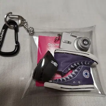 가챠 파우치 LUMIX 카메라형 컨버스 스니커즈 CUNE 바디 백